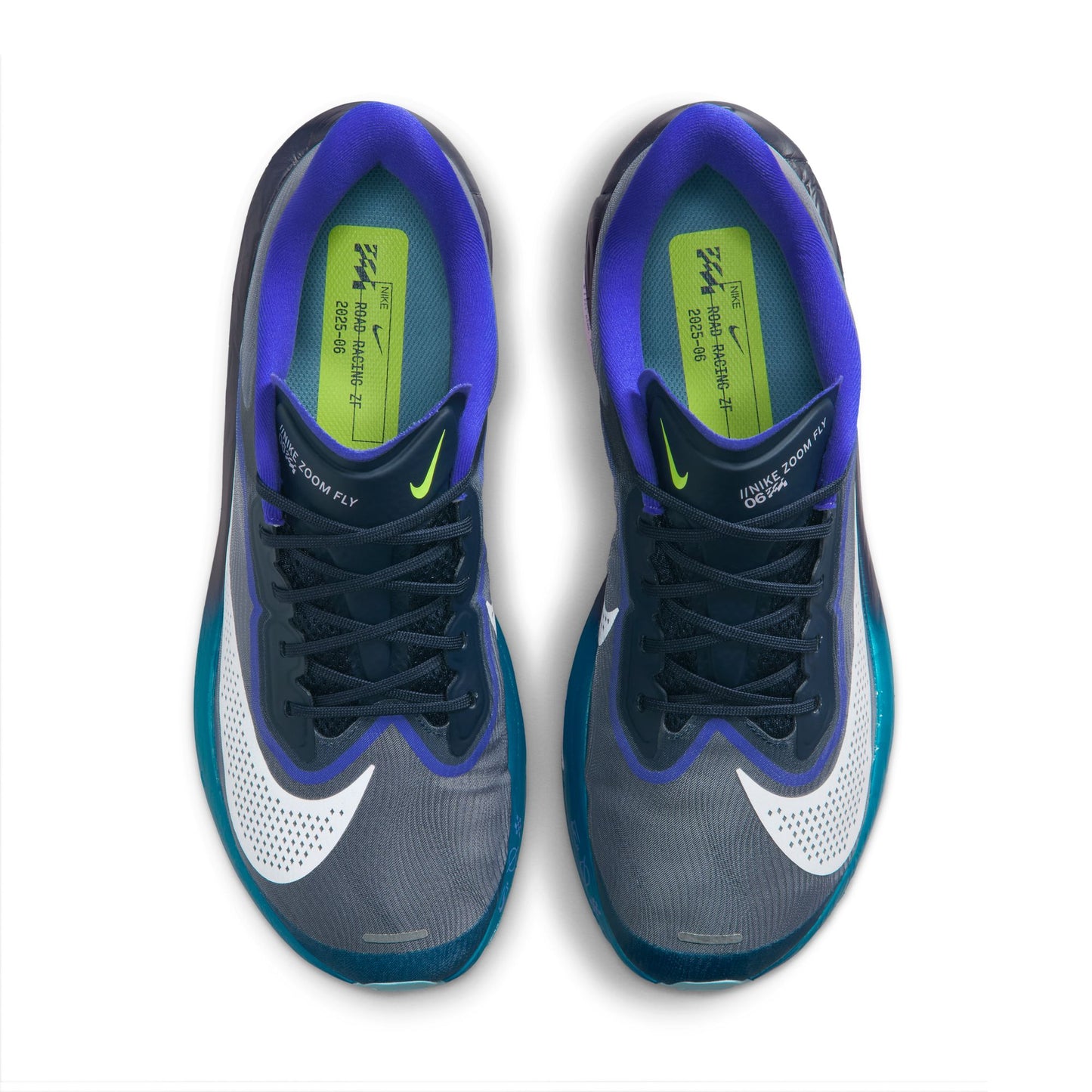 Nike Zoom Fly 6 | Obsidian / White / Persian Violet / Volt | Mens