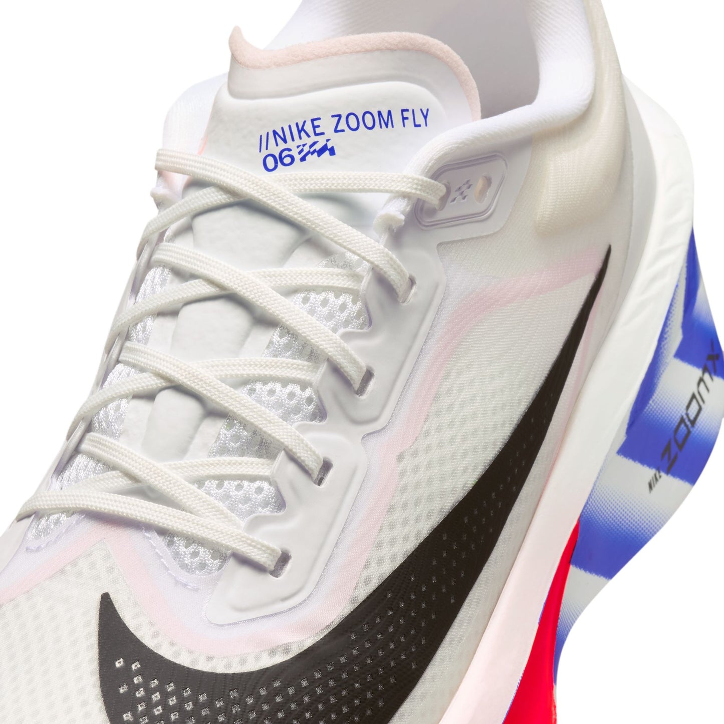 Nike Zoom Fly 6 | White / Silt Red / Racer Blue / Black | Mens