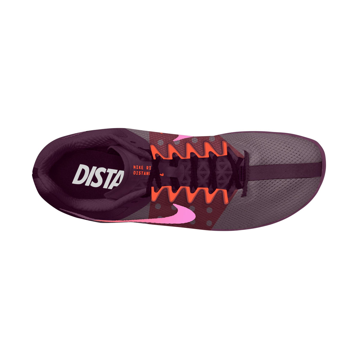 Nike Zoom Rival Distance Spikes | Bordeaux / Pink Spell / Hyper Crimson | Unisex