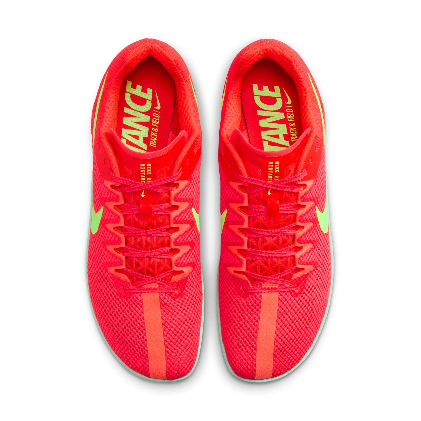Nike Zoom Rival Distance Spikes | Bright Crimson / Washed Coral / Barely Volt | Unisex
