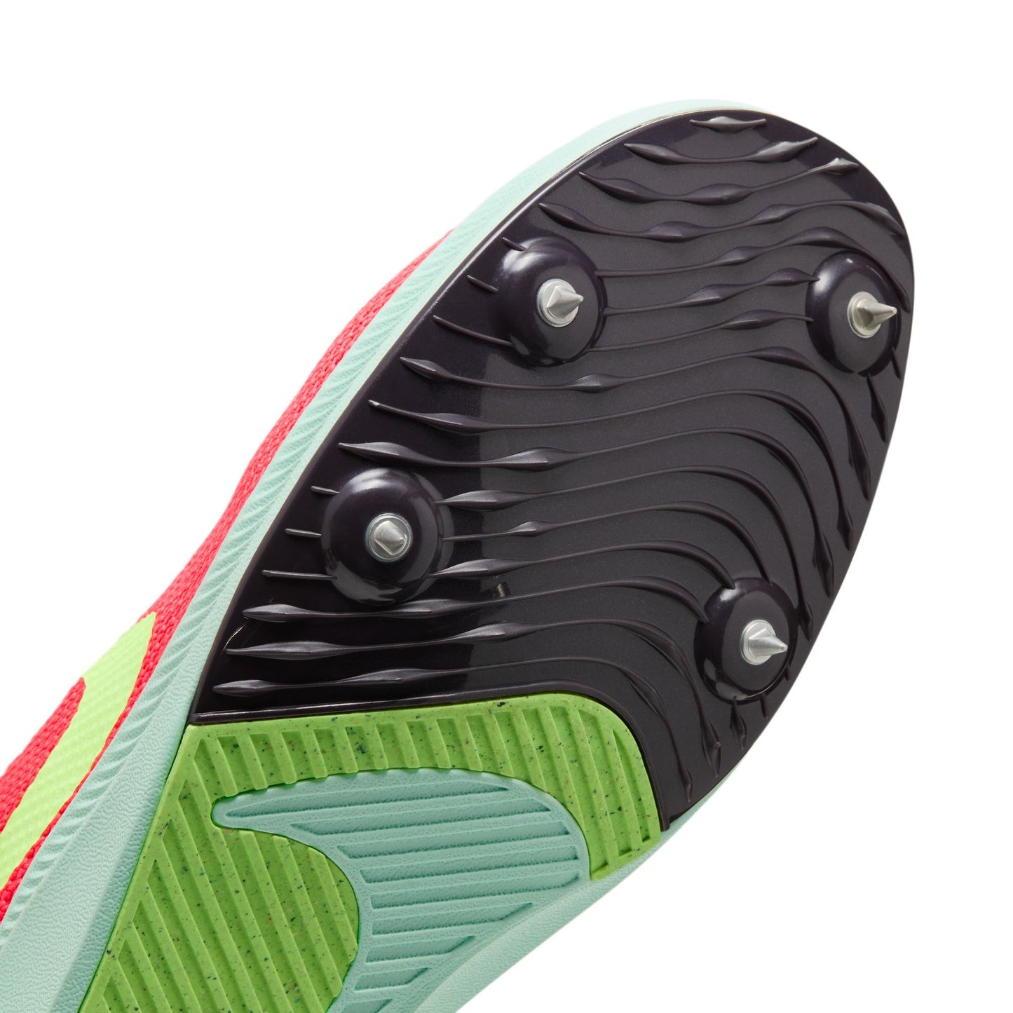 Nike Zoom Rival Distance Spikes | Bright Crimson / Washed Coral / Barely Volt | Unisex