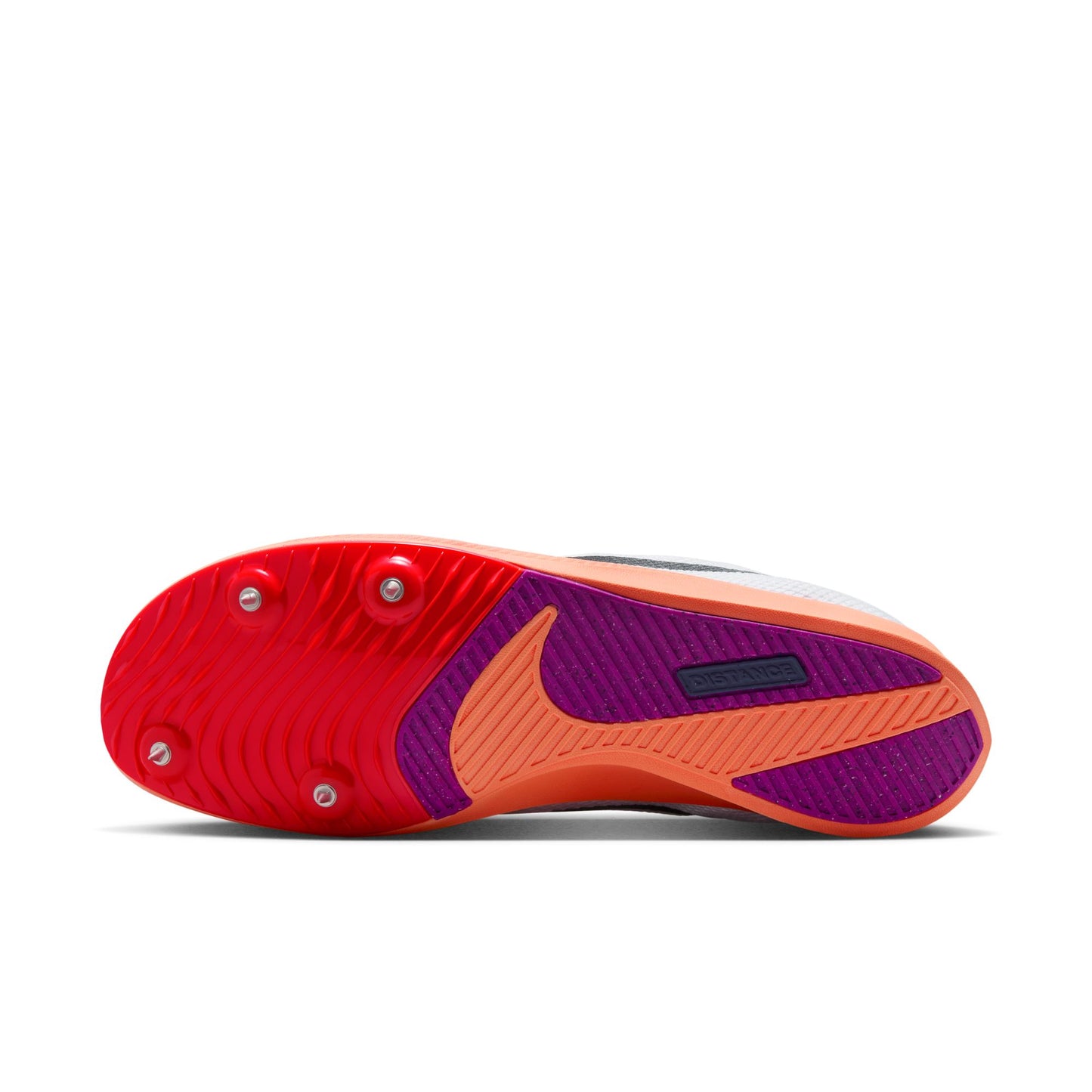 Nike Zoom Rival Distance Spikes | White / Obsidian / Bright Crimson / Hyper Turquoise | Unisex