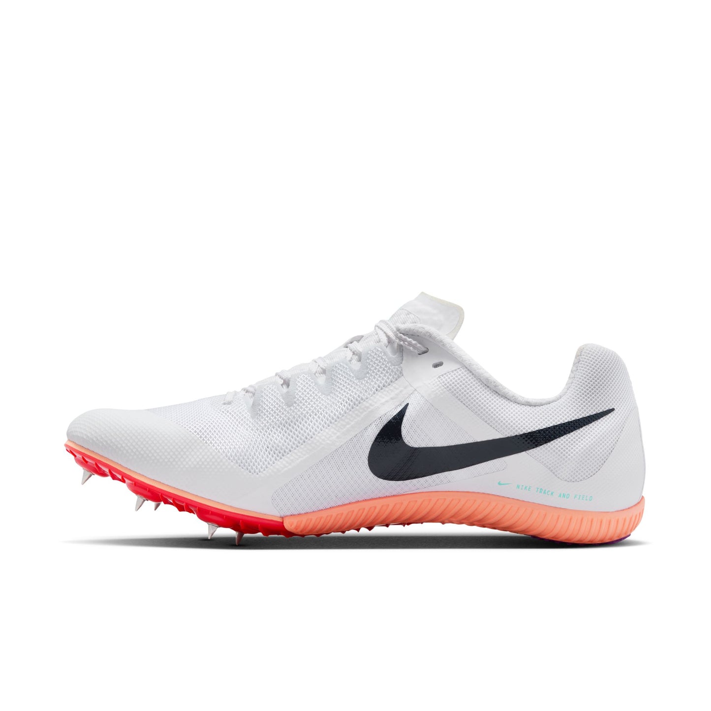 Nike Zoom Rival Multi Spikes | White / Obsidian / Bright Crimson | Unisex