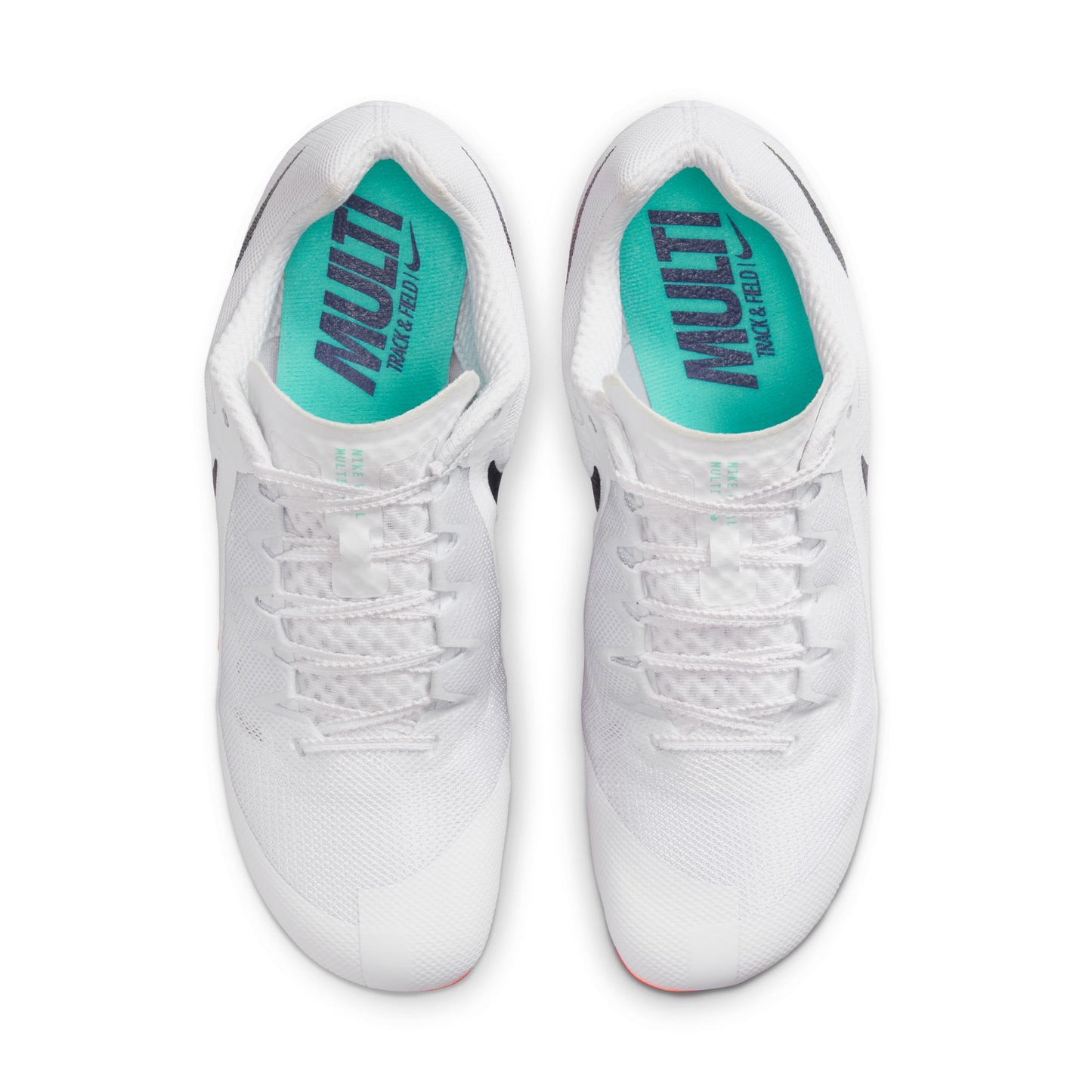 Nike Zoom Rival Multi Spikes | White / Obsidian / Bright Crimson | Unisex