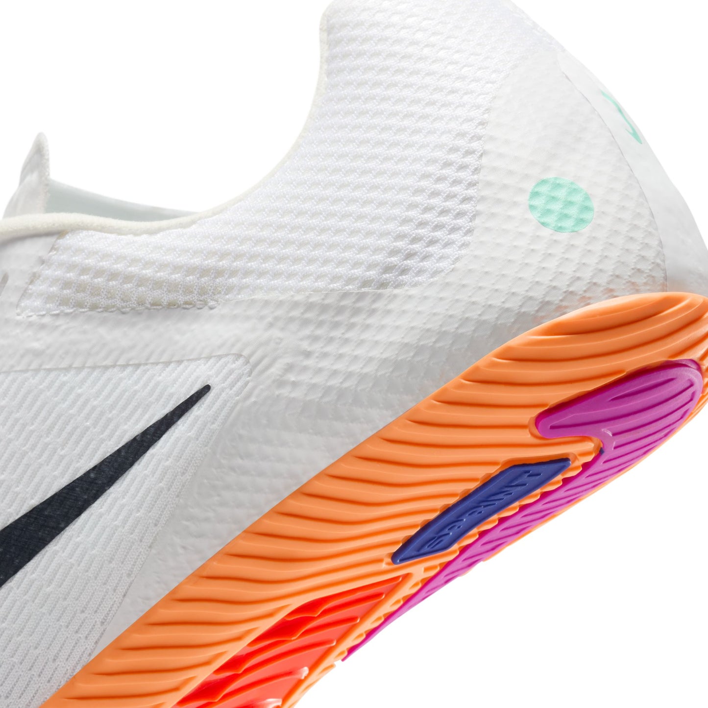 Nike Zoom Rival Sprint Spikes | White / Obsidian / Bright Crimson / Hyper Turquoise | Unisex