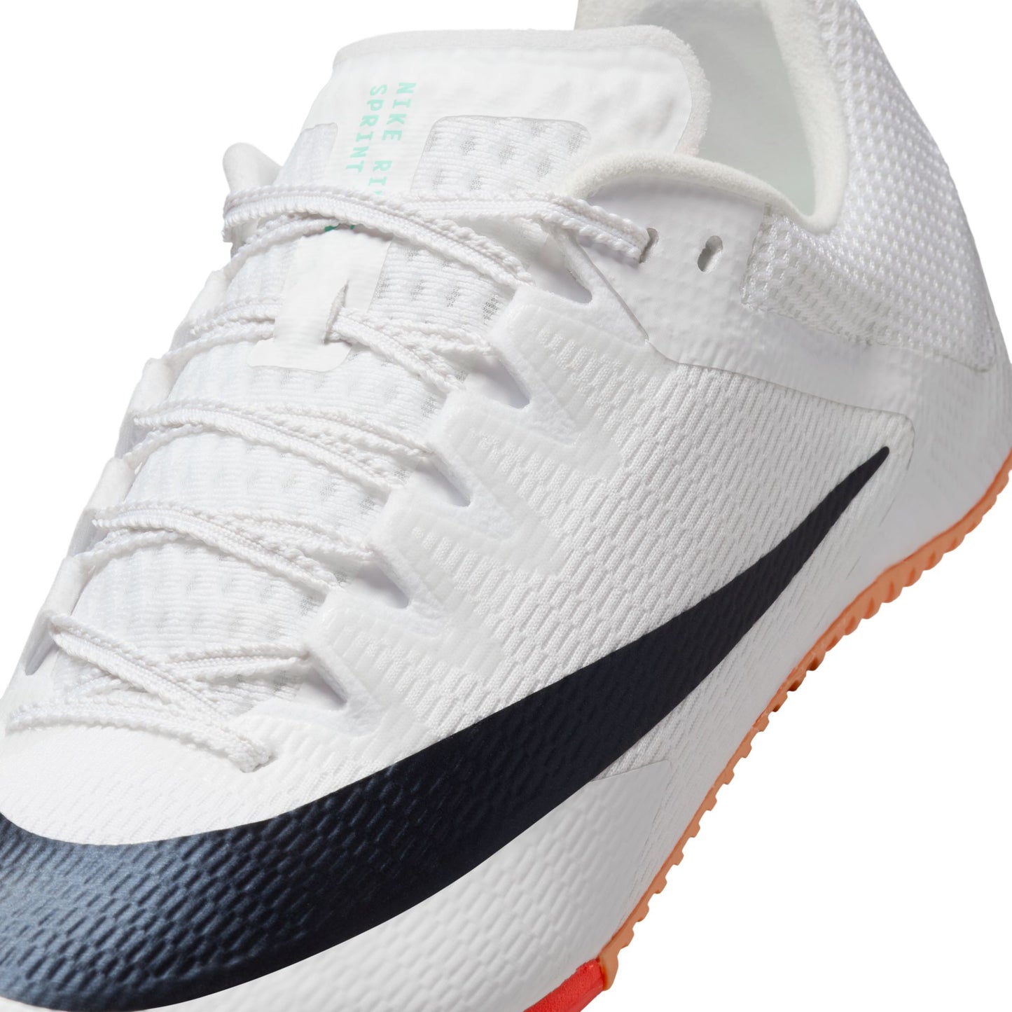 Nike Zoom Rival Sprint Spikes | White / Obsidian / Bright Crimson / Hyper Turquoise | Unisex