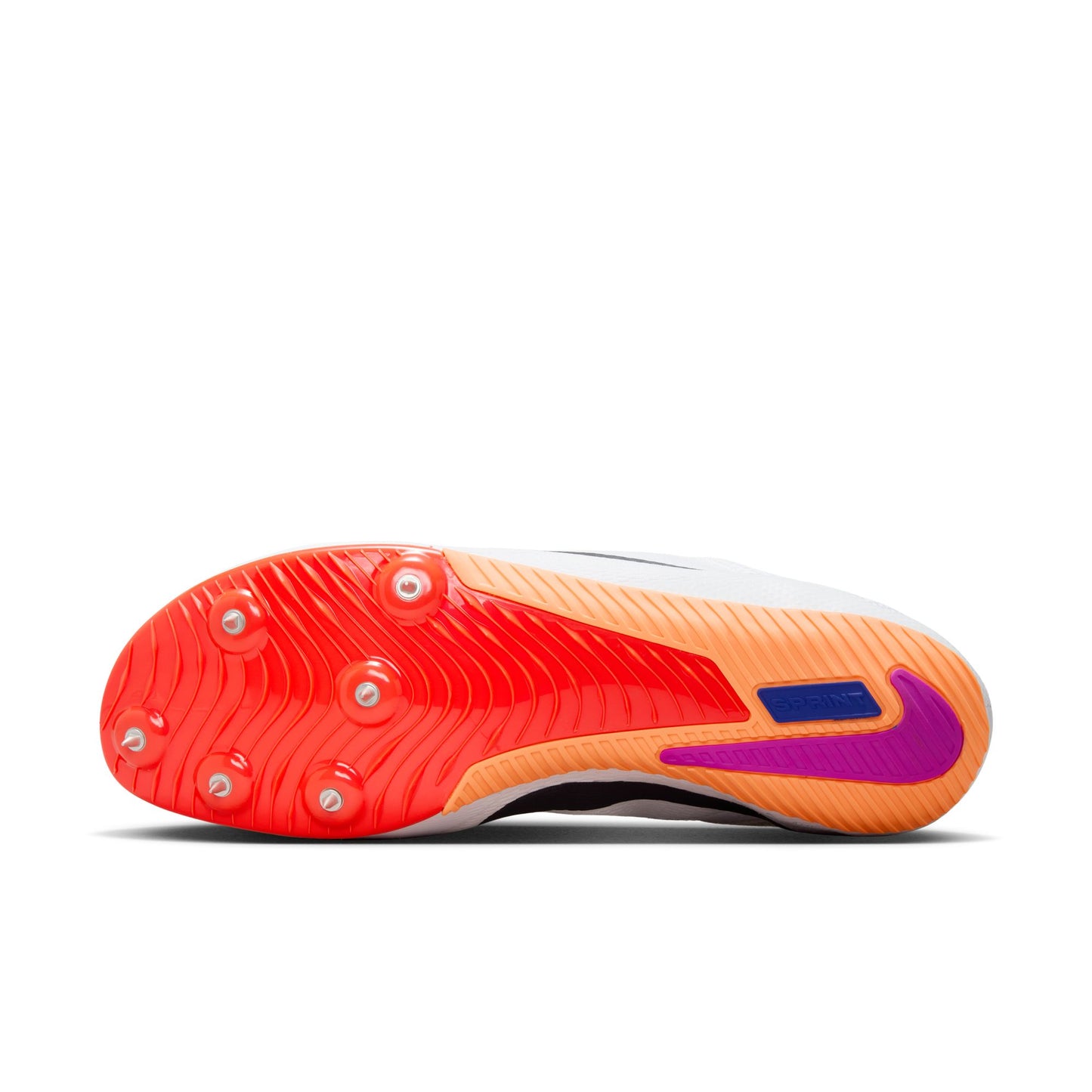 Nike Zoom Rival Sprint Spikes | White / Obsidian / Bright Crimson / Hyper Turquoise | Unisex