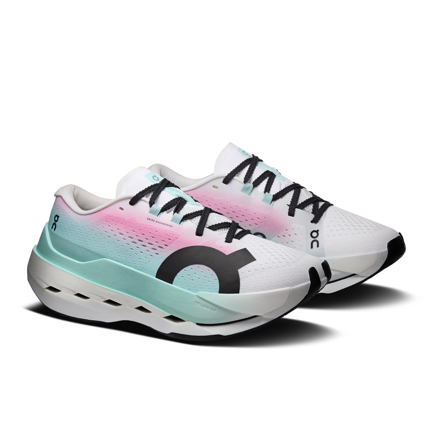 On Cloudboom Max | White / Celeste | Womens