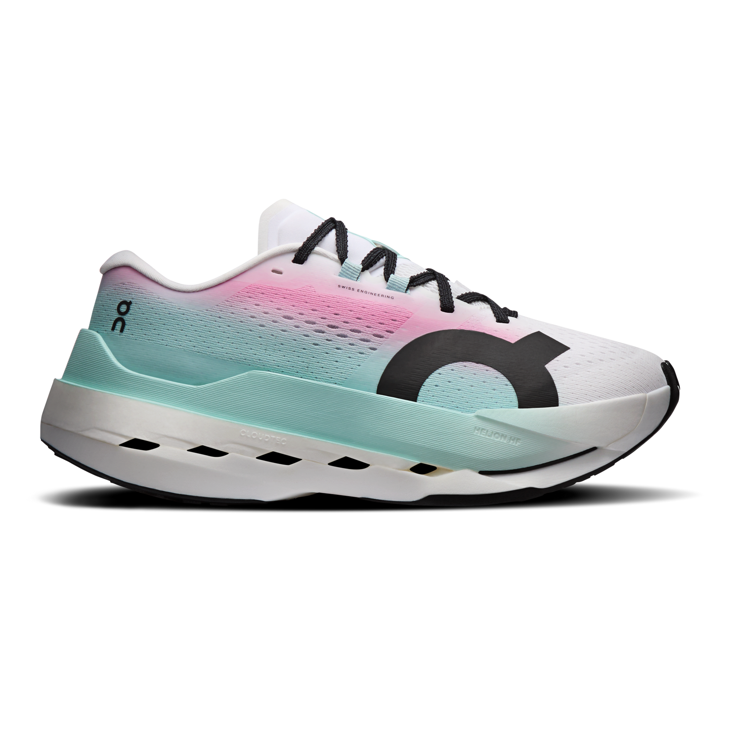 On Cloudboom Max | White / Celeste | Womens