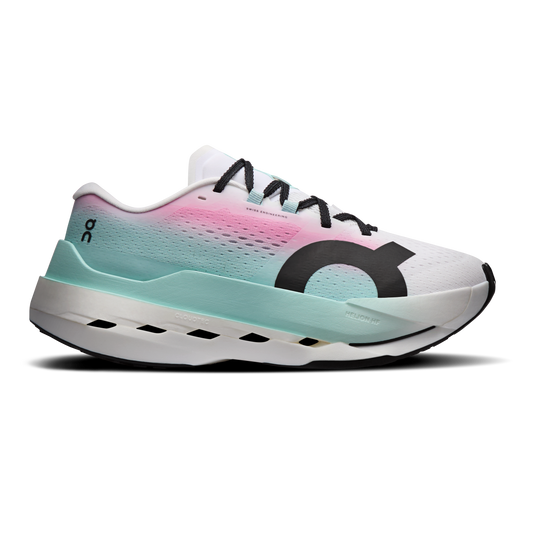 On Cloudboom Max | White / Celeste | Womens
