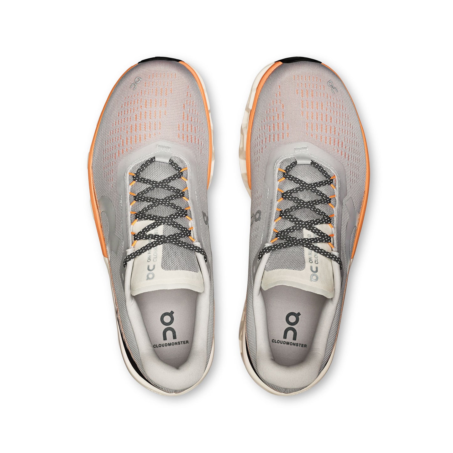 On Cloudmonster 2 | Glacier / Tangerine | Mens