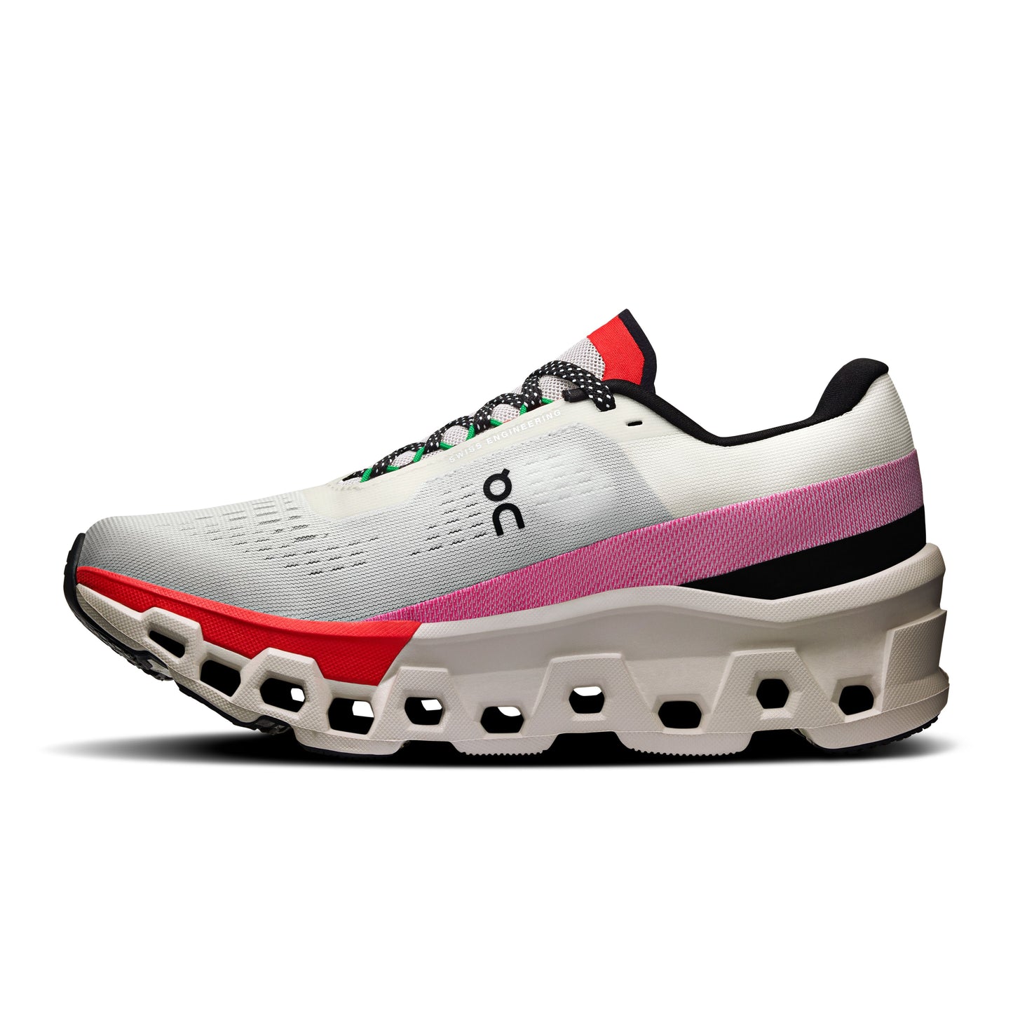 On Cloudmonster 2 | Ivory / Red | Womens