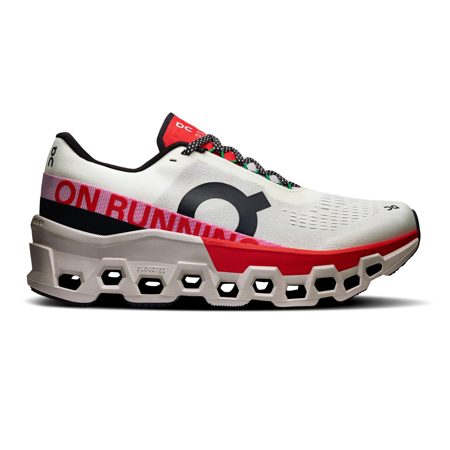 On Cloudmonster 2 | Ivory / Red | Womens
