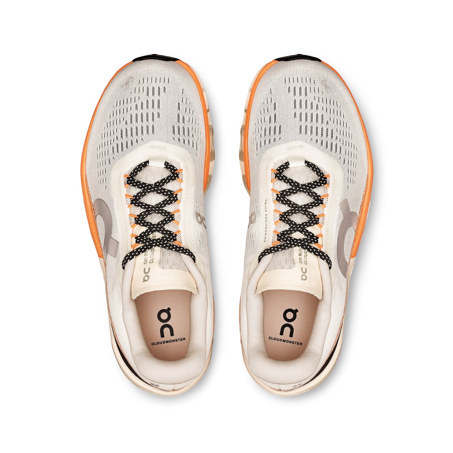 On Cloudmonster 2 | Ivory / Tangerine | Womens