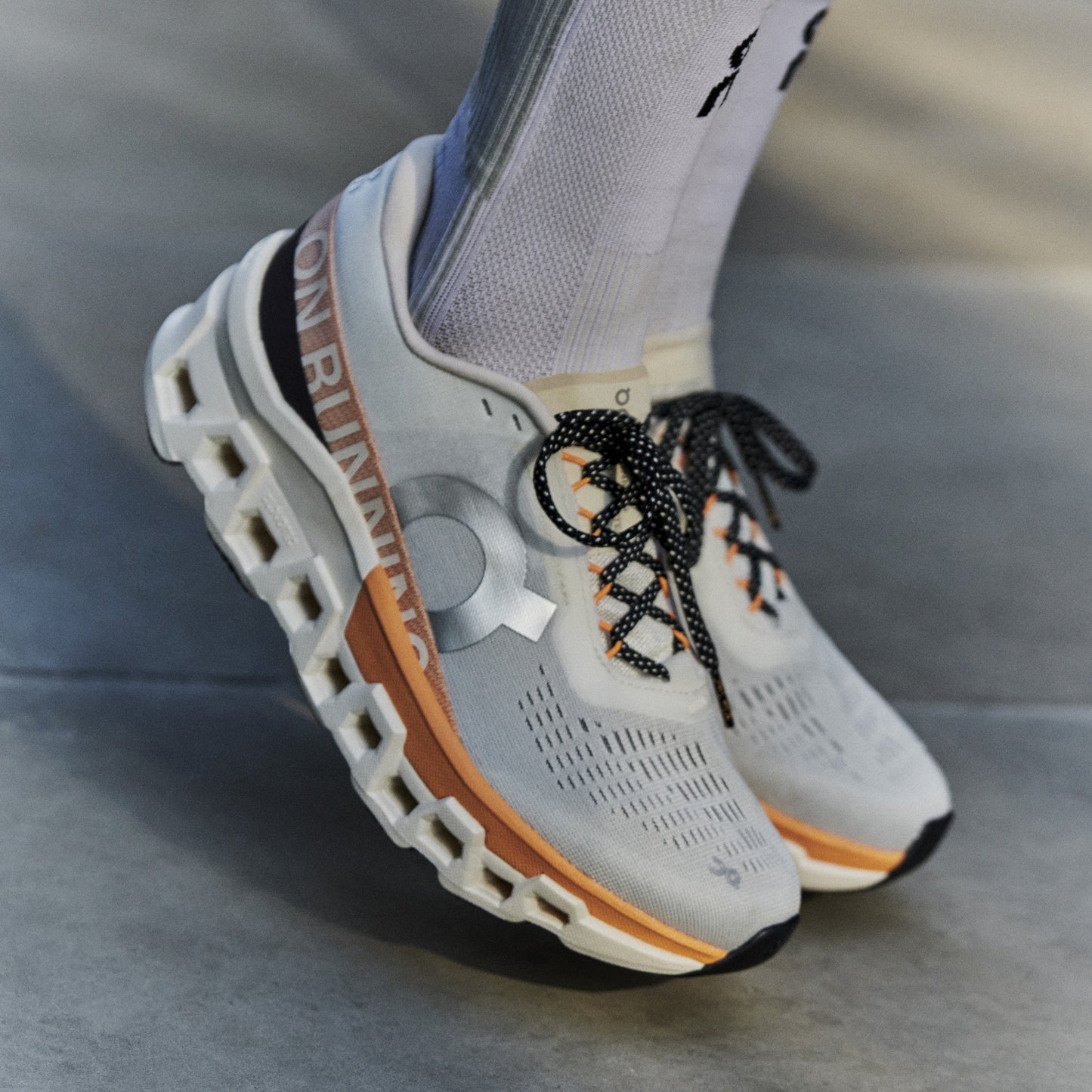 On Cloudmonster 2 | Ivory / Tangerine | Womens