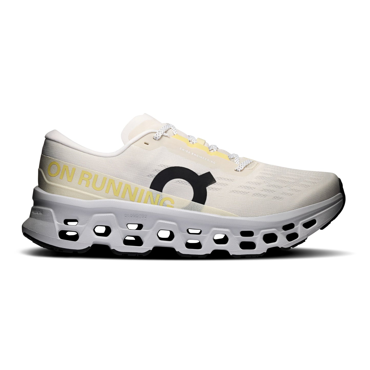 On Cloudmonster 3 | Ghost / Glacier | Mens
