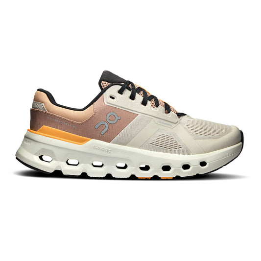 On Cloudrunner 2 | Pearl / Tangerine | Womens