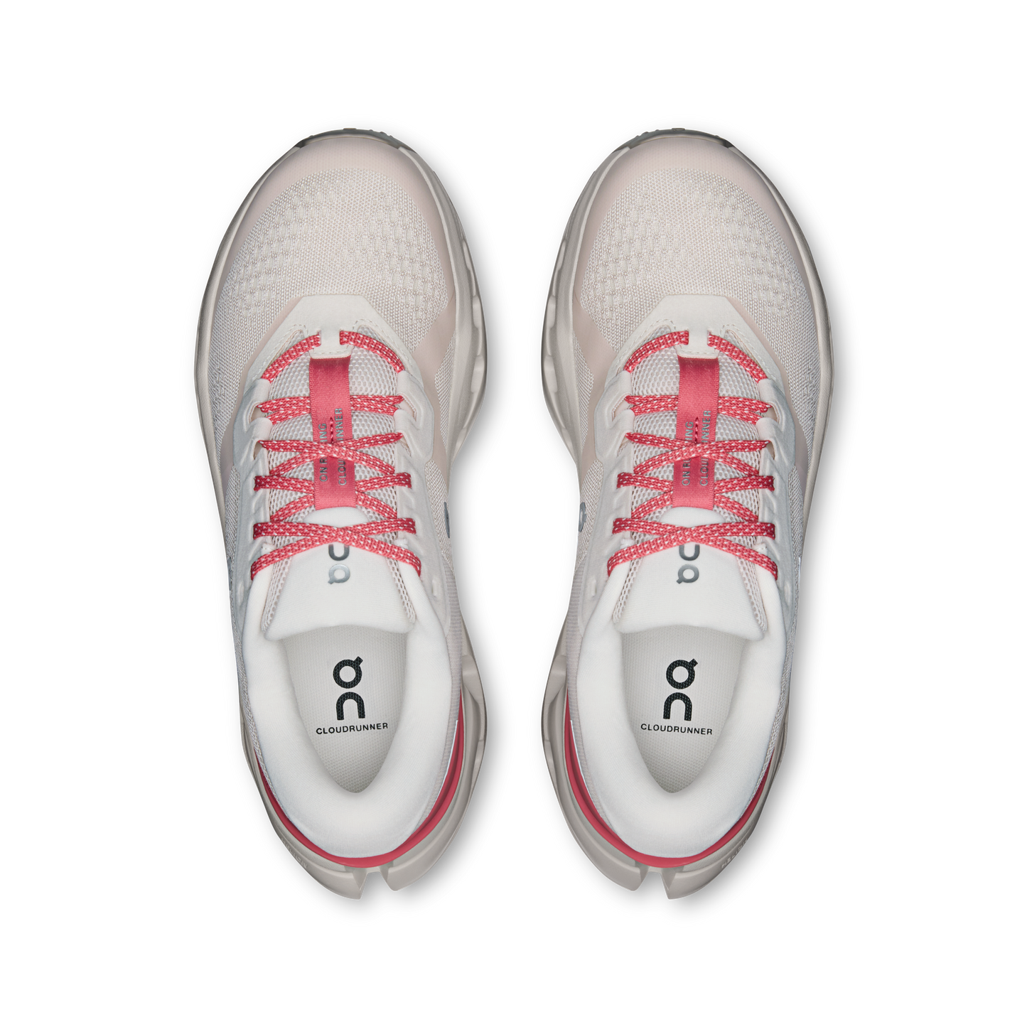On Cloudrunner 3 | Oyster / Camellia | Womens