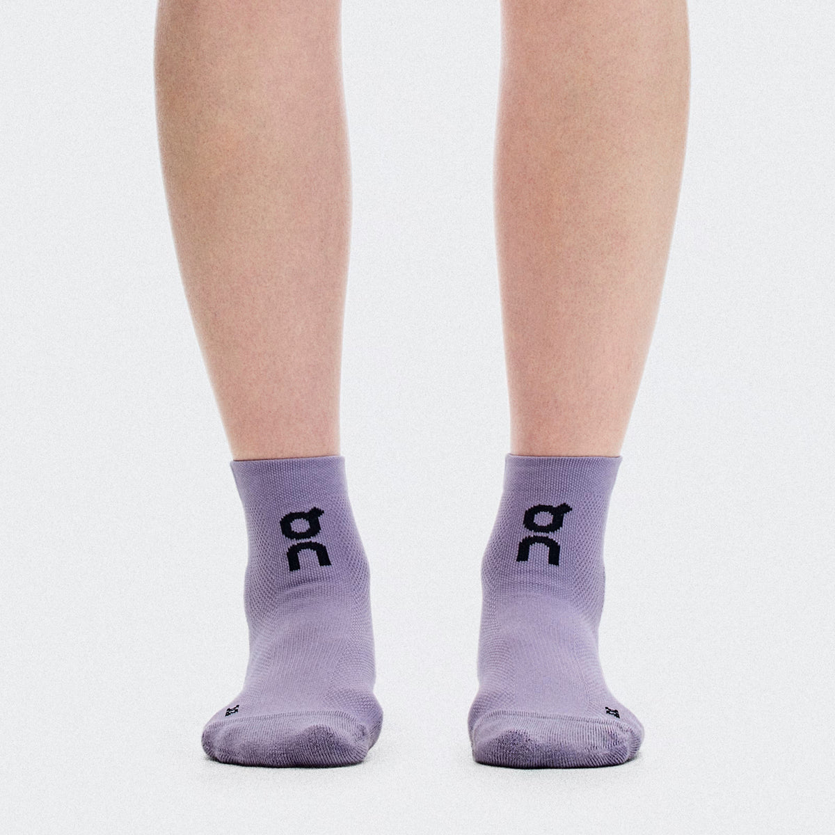 On Core Run Sock Mid | 2 Pack | Foxglove / Mallow