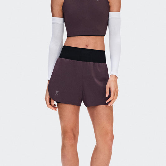 On Zero 2-in-1 Shorts | Urchin / Black | Womens