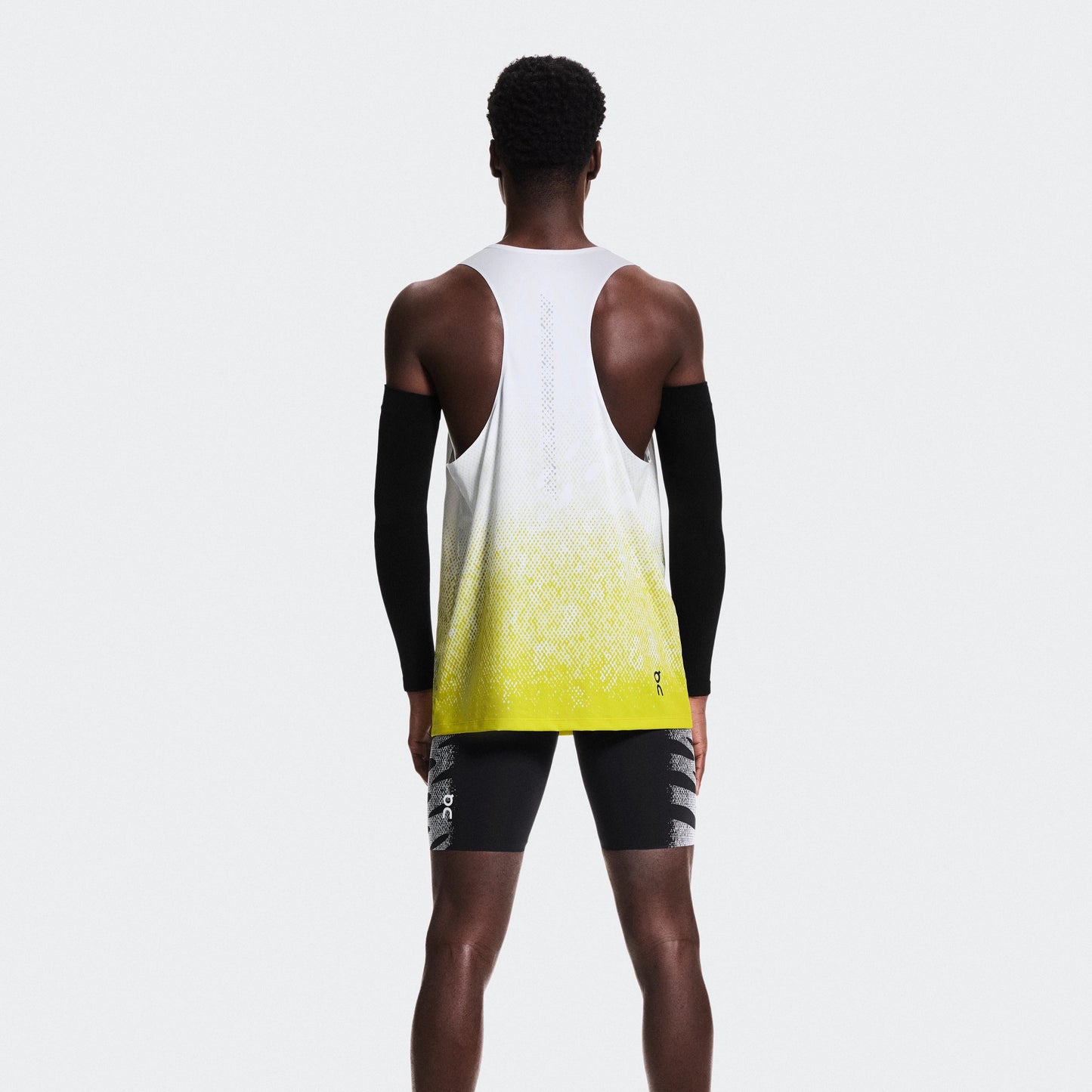 On Zero Singlet | White / Lime | Mens