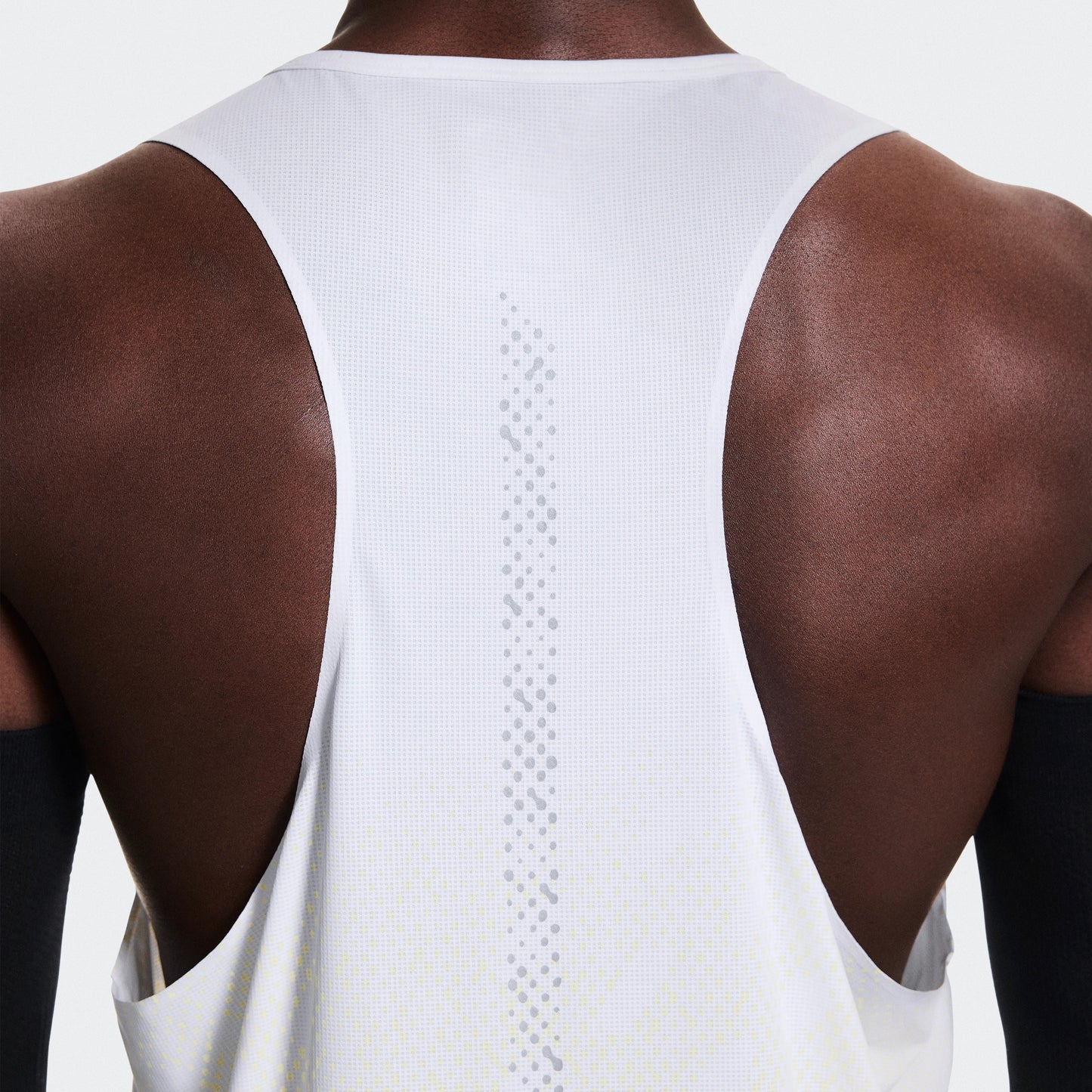 On Zero Singlet | White / Lime | Mens