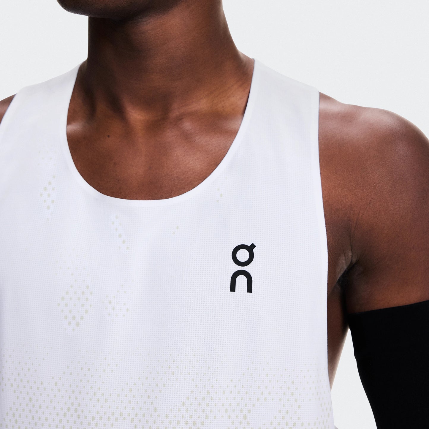 On Zero Singlet | White / Lime | Mens
