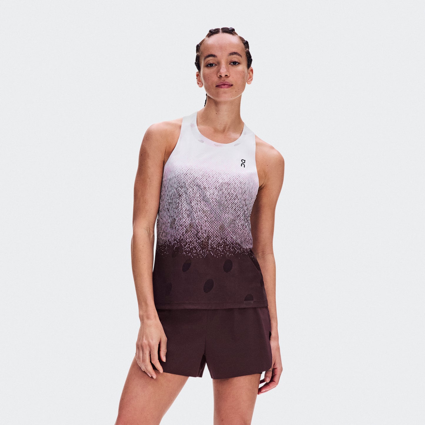 On Zero Tank Breathe | Foxglove / White | Womens