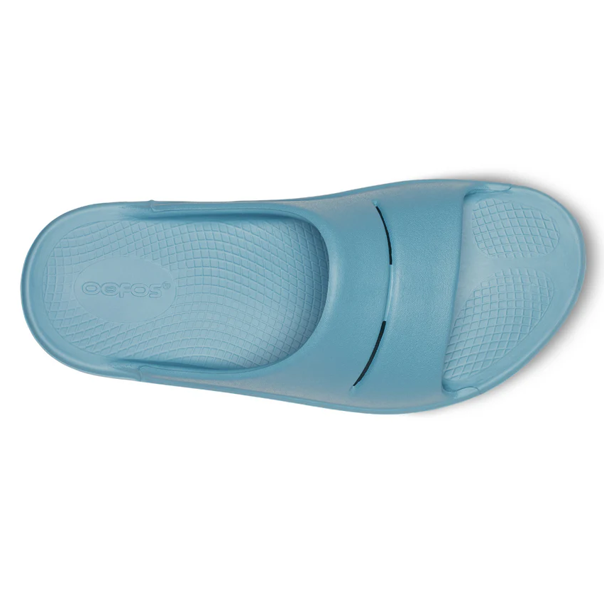 OOFOS OOahh Slide | Ocean Blue