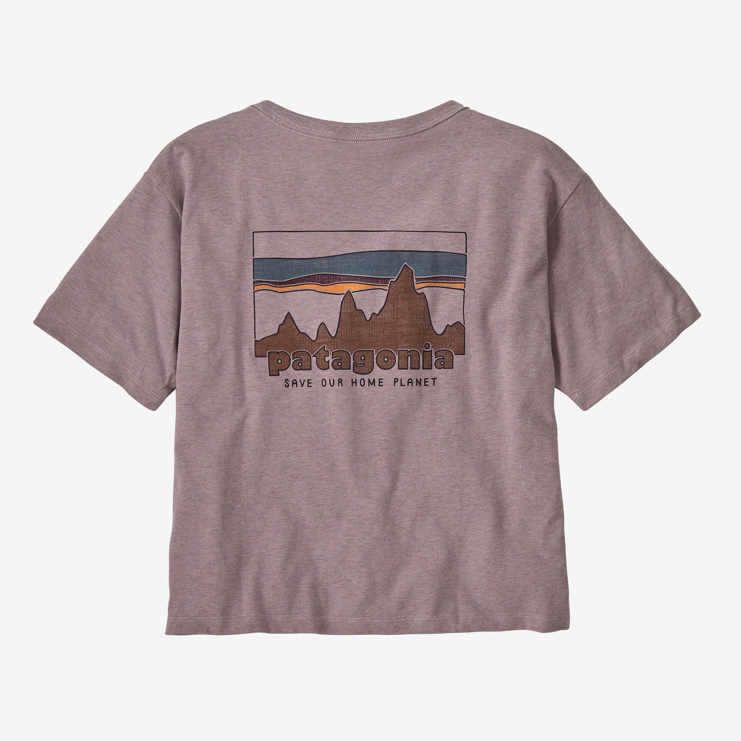 Patagonia '73 Skyline Easy Cut Responsibili-Tee | Stormy Mauve | Womens