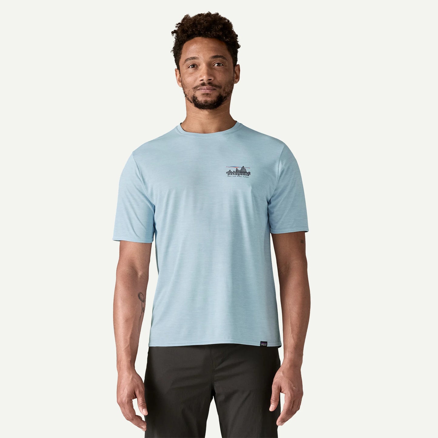 Patagonia Capilene Cool Daily Graphic Shirt | '73 Skyline: Fleck Blue | Mens