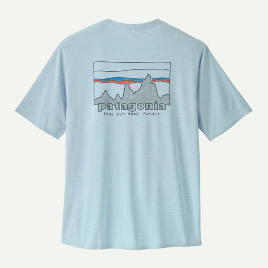 Patagonia Capilene Cool Daily Graphic Shirt | '73 Skyline: Fleck Blue | Mens