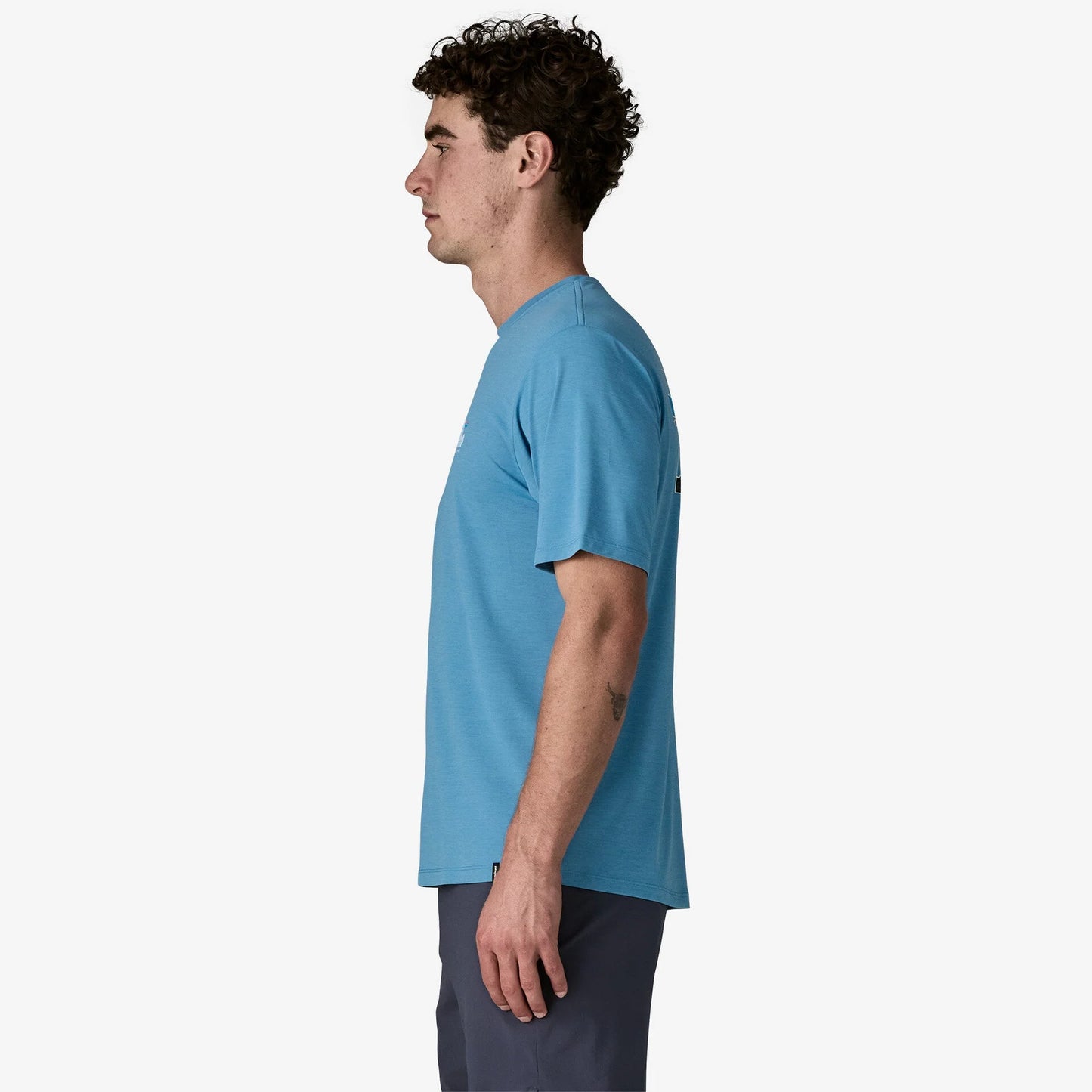 Patagonia Capilene Cool Daily Graphic Shirt | '73 Skyline: Shore Blue / Light Shore Blue X-Dye | Mens