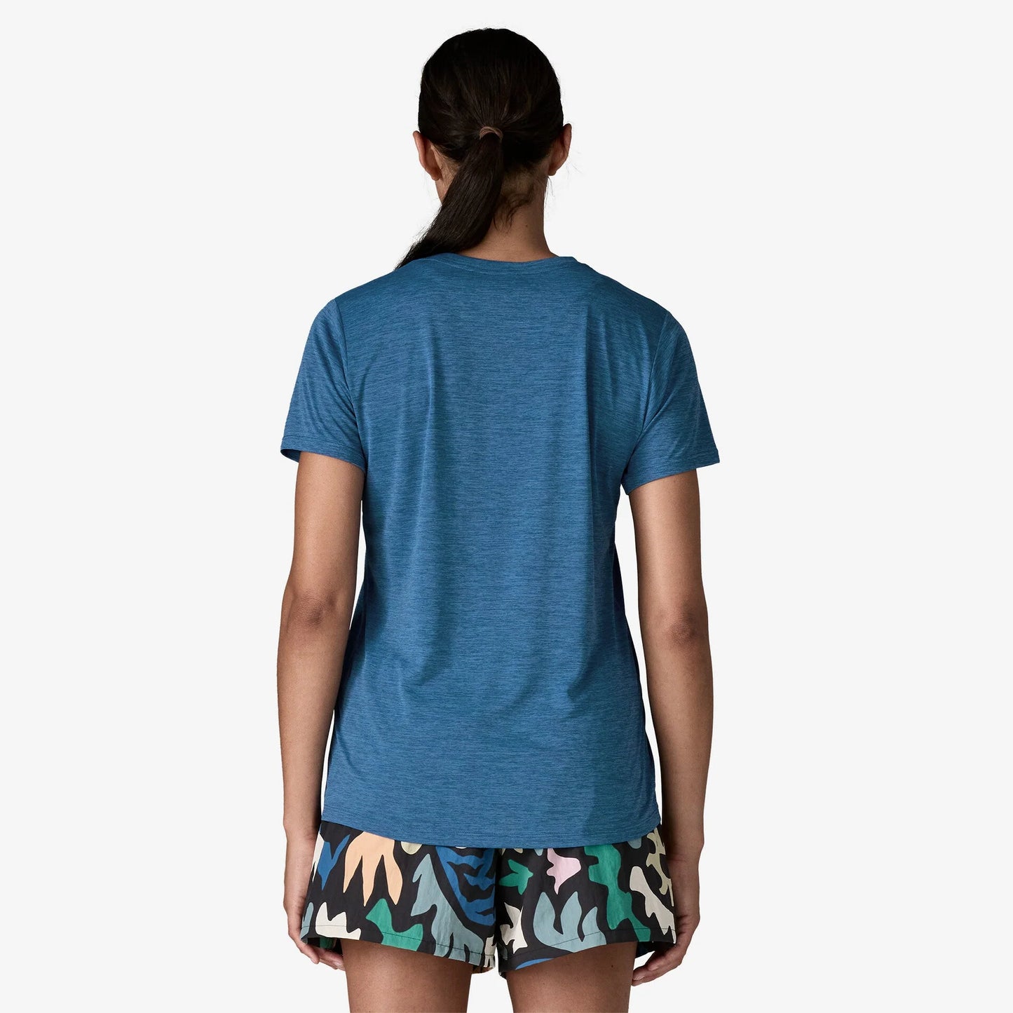 Patagonia Capilene Cool Daily Shirt | Aquatic Blue / Light Aquatic Blue X-Dye | Womens