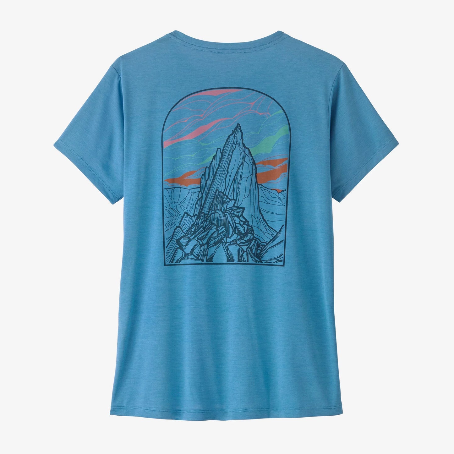 Patagonia Capilene Cool Daily Shirt | Cloud Crag: Shore Blue / Light Shore Blue X-Dye | Womens