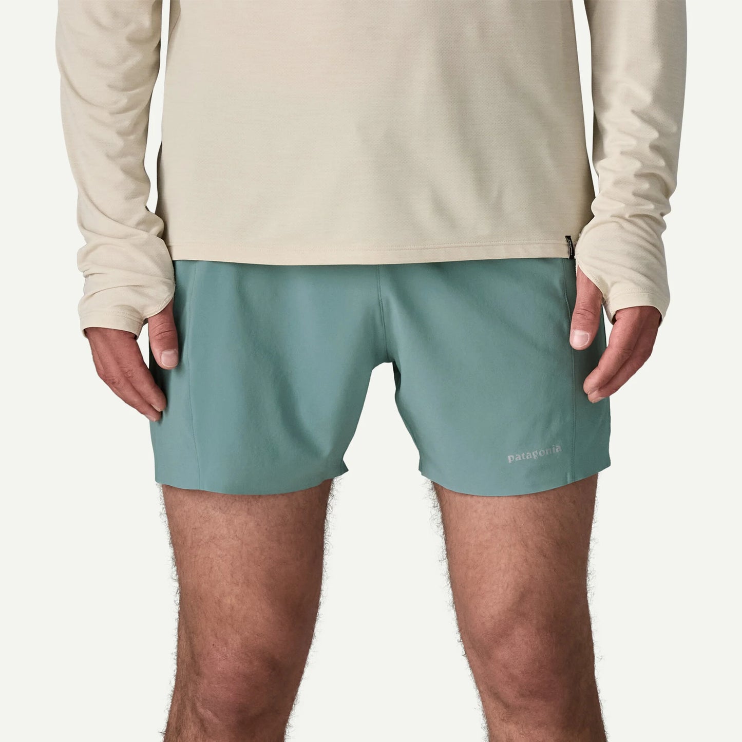 Patagonia Strider Pro 5 Inch Shorts | Blue Sage | Mens