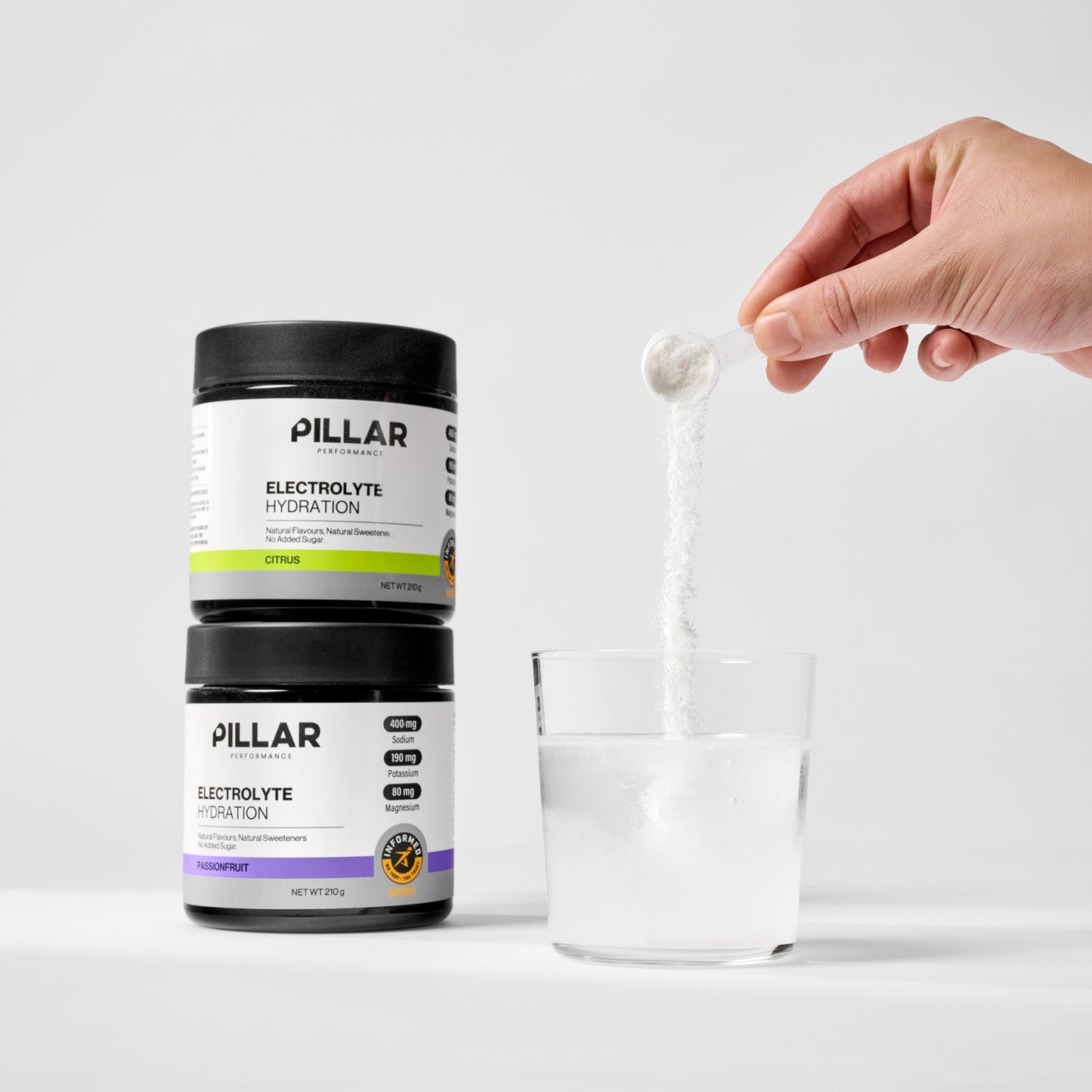 Pillar Electrolyte Hydration | 30 Serve Jar | Passionfruit