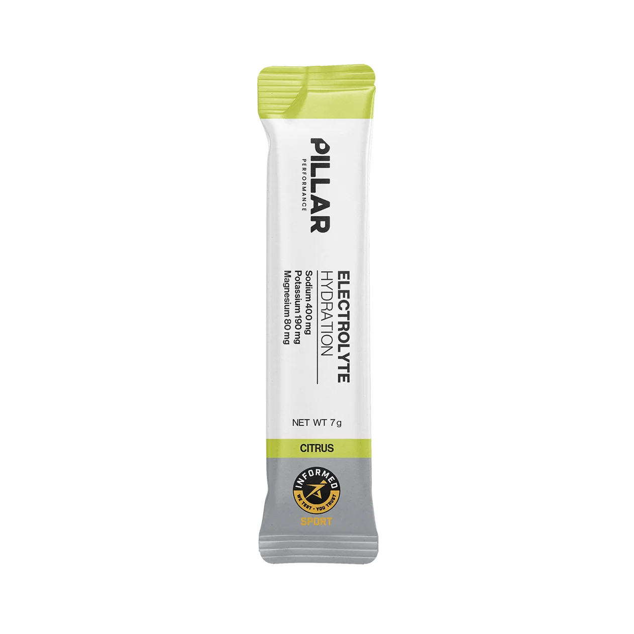 Pillar Electrolyte Hydration | Single Serve | Citrus