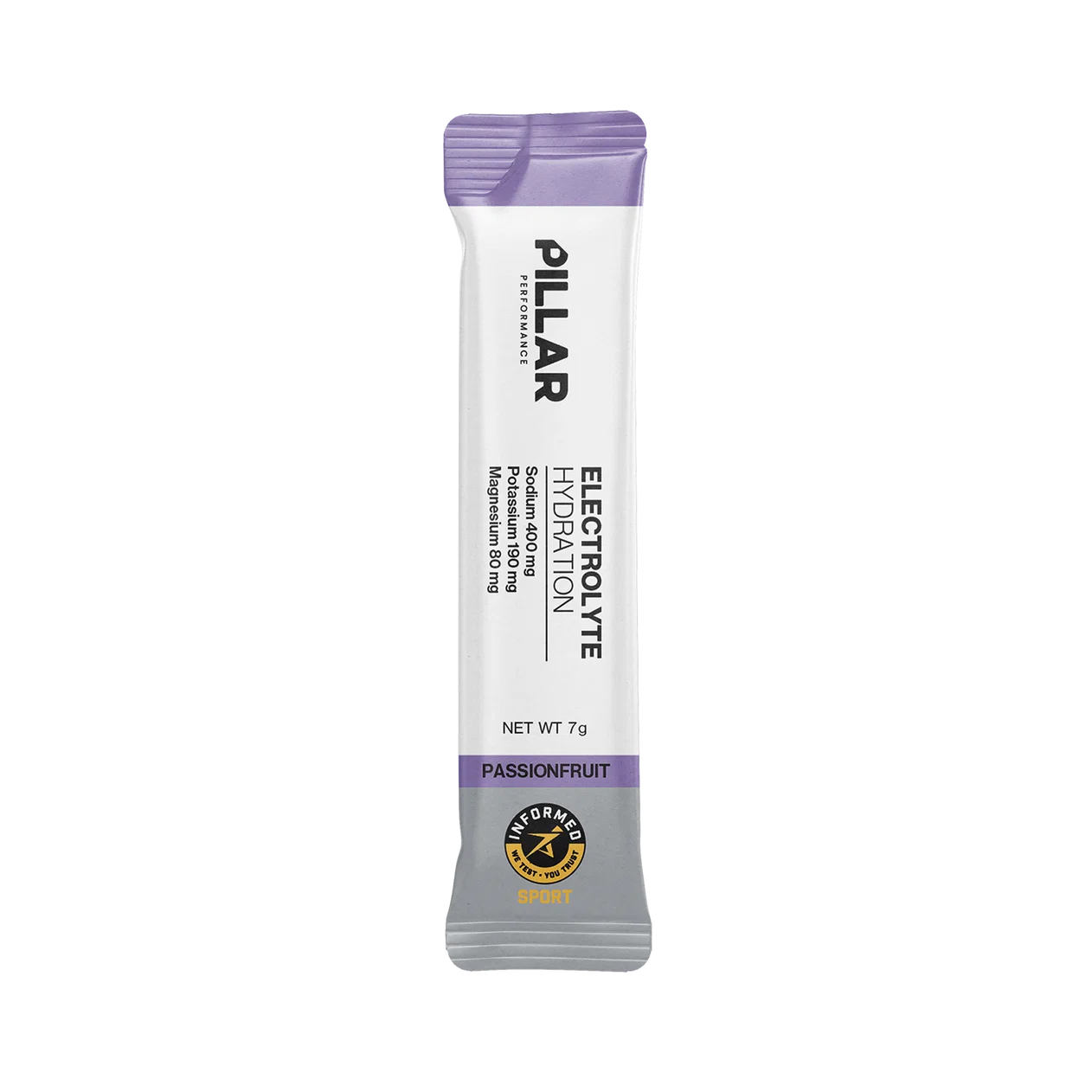 Pillar Electrolyte Hydration | Single Serve | Passionfruit