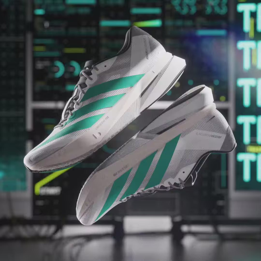★人気★ Adidas ADIZERO BOSTON 13 Pure Teal adidas adizero Boston 13 - FTWR White/Pure Teal/Grey - Mens
