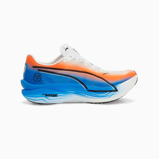 Puma Deviate NITRO  Elite 3 Ekiden | White / Heat Fire / Black | Womens