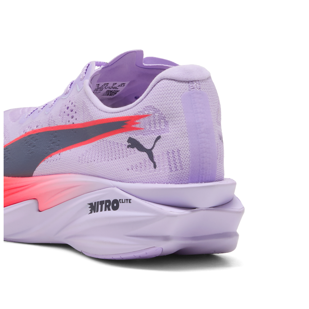 Puma Deviate NITRO Elite 4 | Light Lavender / Ultra Red / Inky Depths | Womens