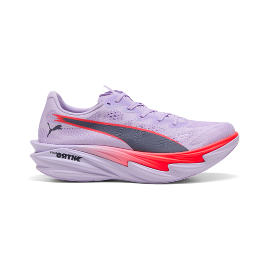 Puma Deviate NITRO Elite 4 | Light Lavender / Ultra Red / Inky Depths | Womens
