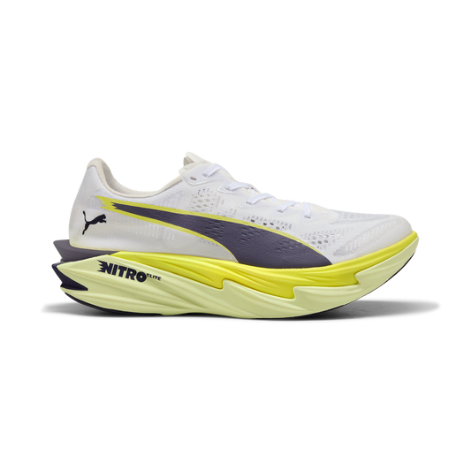 Puma Deviate NITRO Elite 4 | PUMA White / Apple Spritz / Lux Lime | Mens
