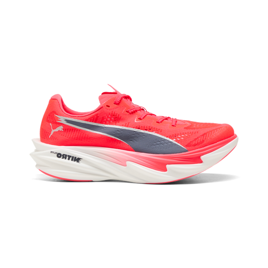 Puma Deviate NITRO Elite 4 | Ultra Red / Inky Depths / PUMA White | Womens