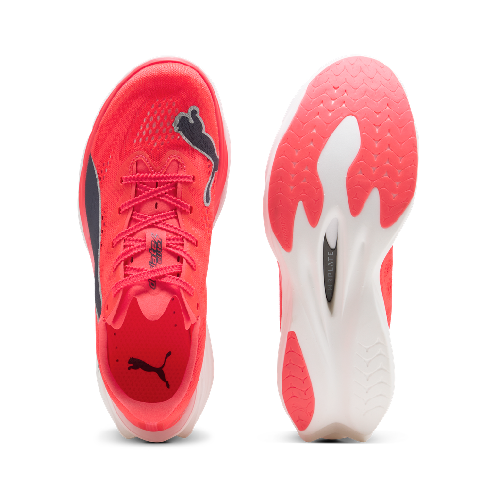 Puma Deviate NITRO Elite 4 | Ultra Red / Inky Depths / PUMA White | Womens