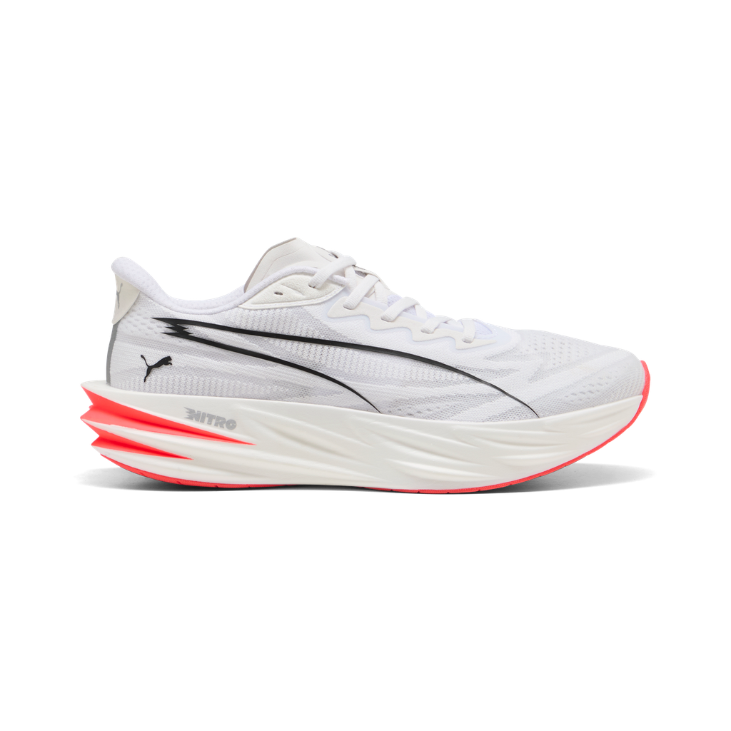 Puma Deviate Pure NITRO | PUMA White / Ultra Red / PUMA Silver | Mens