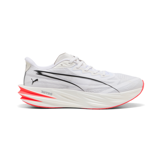 Puma Deviate Pure NITRO | PUMA White / Ultra Red / PUMA Silver | Mens