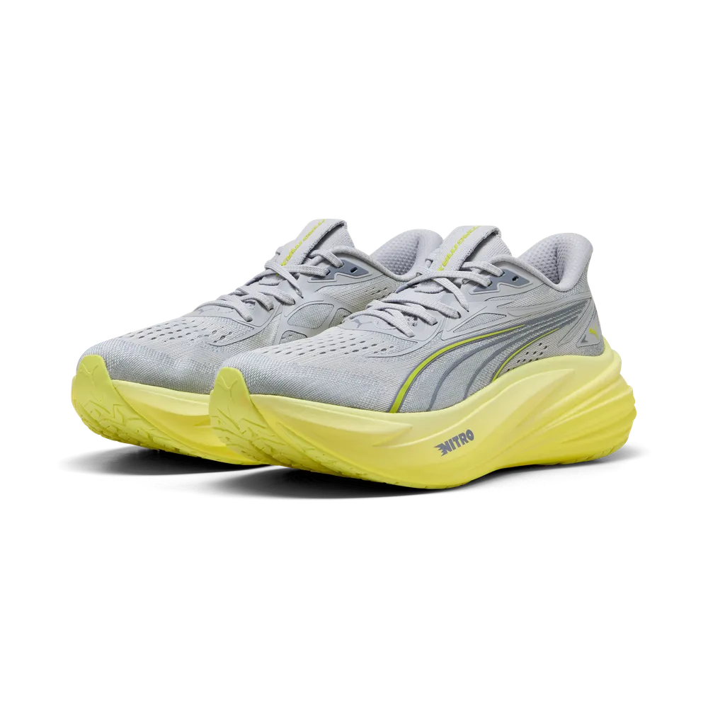 Puma MagMax NITRO 2 | Vibrant Silver / Lux Lime | Mens