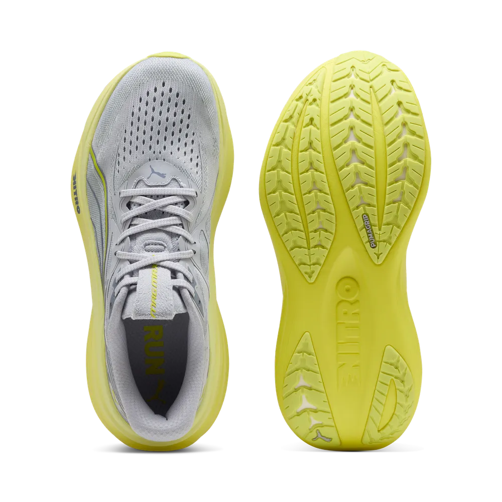 Puma MagMax NITRO 2 | Vibrant Silver / Lux Lime | Mens